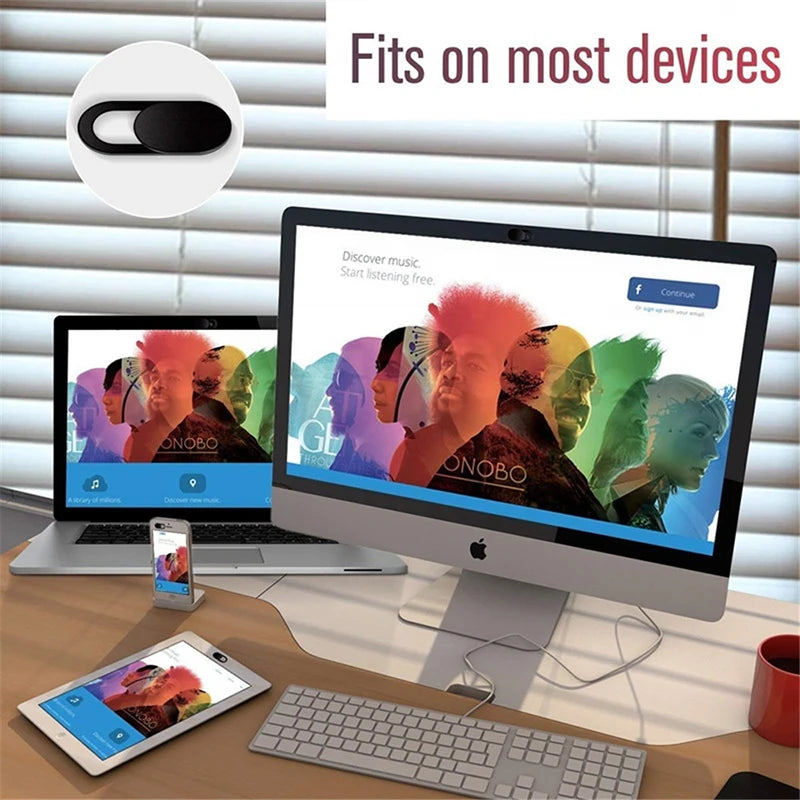 20/10/5/1pcs Sliding Webcam Cover Privacy Sticker