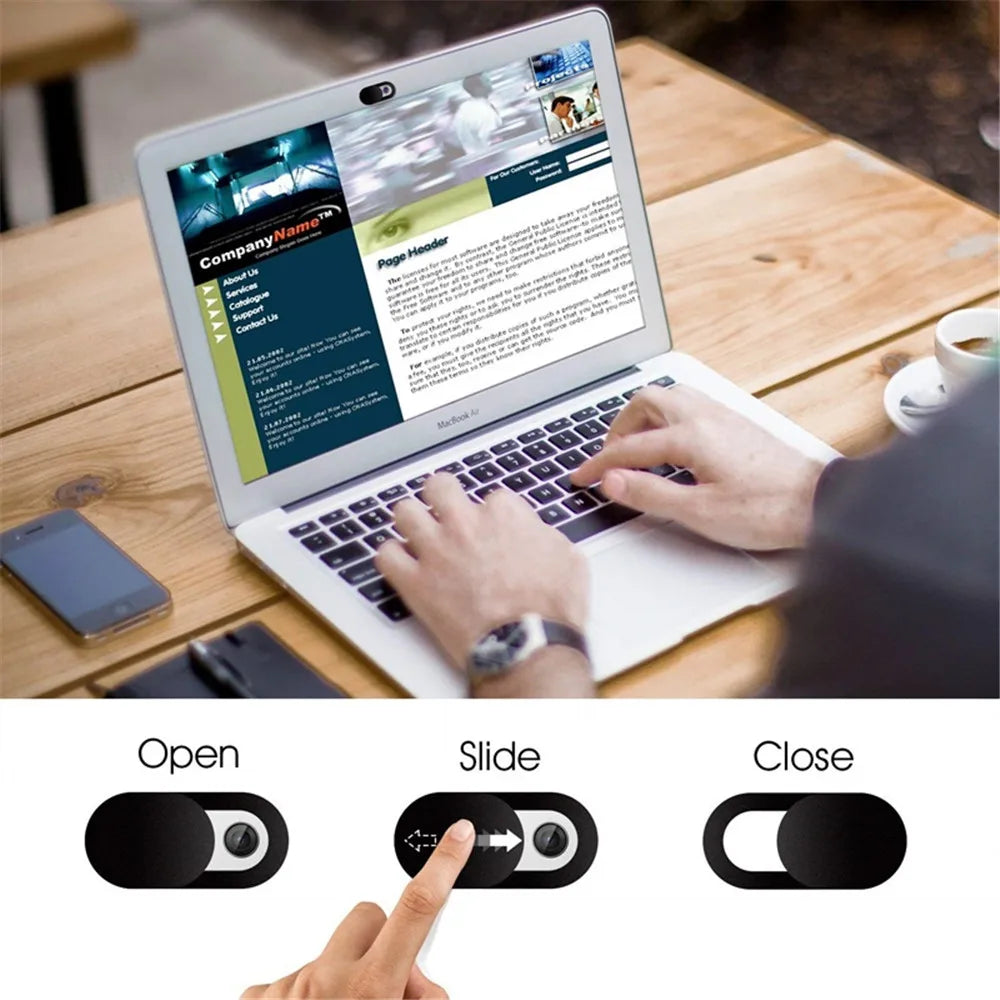 20/10/5/1pcs Sliding Webcam Cover Privacy Sticker