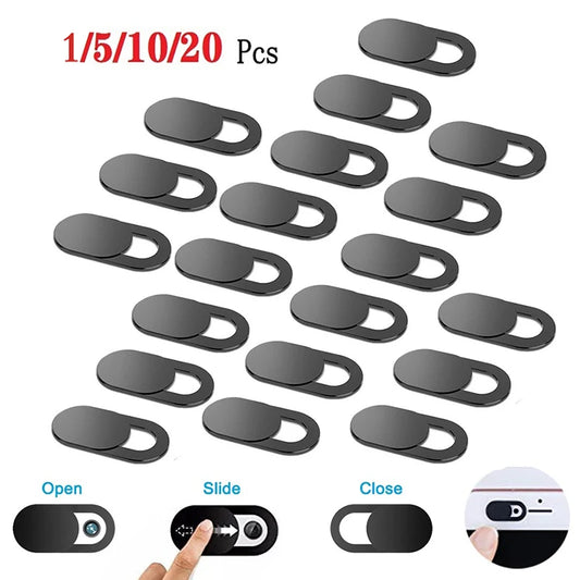 20/10/5/1pcs Sliding Webcam Cover Privacy Sticker